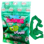 Delta-8 Dank Gummies – Green Apple Gummy Belts 1000mg