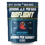 High Dose 3000mg D8 Gummies – Mixed Berry